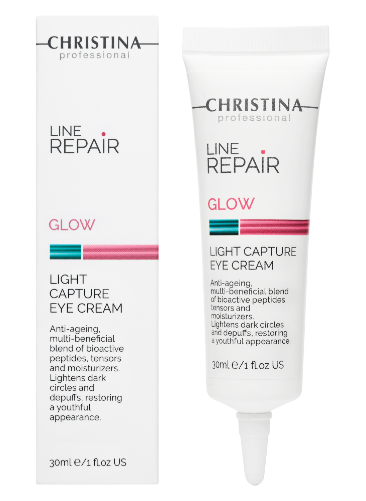 Крем для кожи вокруг глаз «Сияющий взгляд» 30мл Light Capture Eye Cream Line Repair Glow Christina — изображение 2