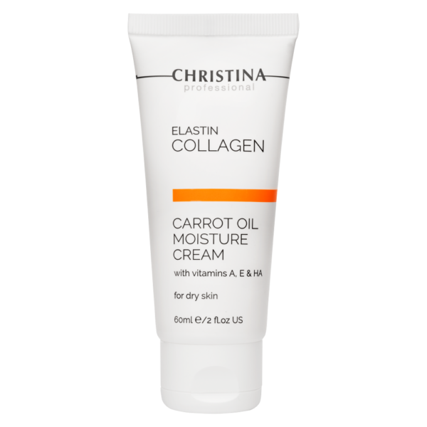 Крем увл с морковным масл 60мл Elastin Collagen Carrot Oil Moisture Cream with Vit.A, E&HA Christina