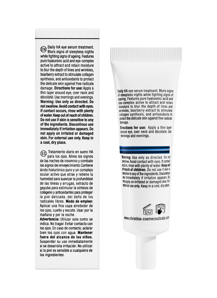 Сыворотка д/кожи вокруг глаз и шеи с гиалур кислотой 30мл Ha Eye & Neck Serum Hydra Line Repair — изображение 5